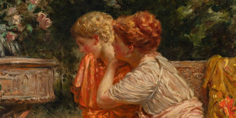 Prebujanje lepote II; Zbirka Crowther-Oblak − viktorijanska umetnost